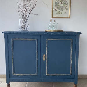 Kék arany elegáns komód - otthon & életmód - bútor - komód - Meska.hu