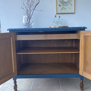 Kék arany elegáns komód - otthon & életmód - bútor - komód - Meska.hu