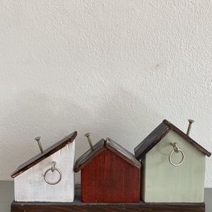  Mézeskalács házikós fali kulcstartó - otthon & életmód - dekoráció - fali és függő dekoráció - fali kulcstartó - Meska.hu