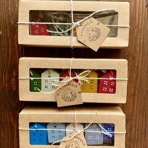 10 házikós karácsonyfadísz zöld-piros - karácsony - karácsonyi lakásdekoráció - karácsonyfadíszek - Meska.hu 10 házikós karácsonyfadísz zöld-piros - karácsony - karácsonyi lakásdekoráció - karácsonyfadíszek - Meska.hu