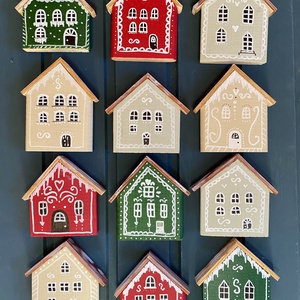 Mézeskalács házikó, Karácsony, Adventi díszek, Adventi ablakdekoráció, , MESKA