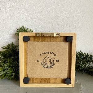 Kicsi templomos kép - karácsony - adventi díszek - adventi ablakdekoráció - Meska.hu