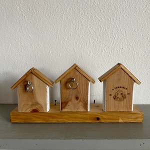 Népi házikós kulcstartó - otthon & életmód - dekoráció - fali és függő dekoráció - fali kulcstartó - Meska.hu