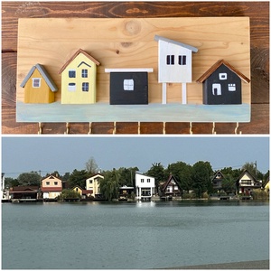 Egyedi kulcstartó fotó alapján - otthon & életmód - dekoráció - fali és függő dekoráció - fali kulcstartó - Meska.hu