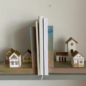 Bárányfelhős könyvtámasz - otthon & életmód - dekoráció - asztal és polc dekoráció - könyvtámasz - Meska.hu