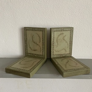 Indás olíva könyvtámasz párban - otthon & életmód - dekoráció - asztal és polc dekoráció - könyvtámasz - Meska.hu