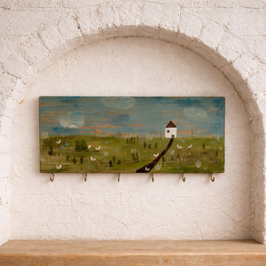 Libuskák - akasztó, fogas, kulcstartó - otthon & életmód - dekoráció - fali és függő dekoráció - falra akasztható dekor - Meska.hu