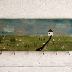 Libuskák - akasztó, fogas, kulcstartó - Meska.hu