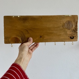 Árral szemben - rusztikus falikép, akasztó, fogas, kulcstartó - otthon & életmód - dekoráció - fali és függő dekoráció - falra akasztható dekor - Meska.hu