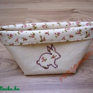 TEXTIL TÁROLÓ  13x13x15cm  - otthon & életmód - babaszoba, gyerekszoba - Meska.hu