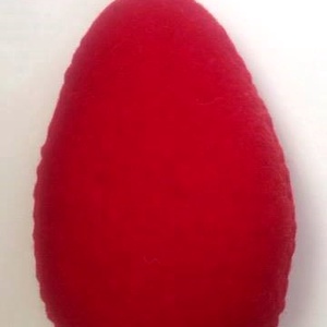 Keresztszemes függődísz filc tojás 12cm magas - otthon & életmód - dekoráció - fali és függő dekoráció - függődísz - Meska.hu