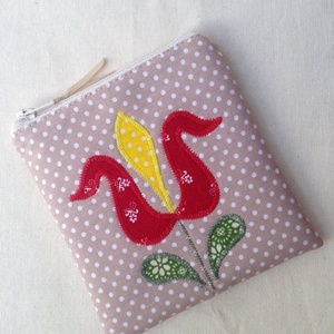 Magyaros mintával 12x12CM Neszesszer, pénztárca - táska & tok - neszesszer - Meska.hu