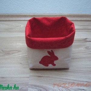 TEXTIL TÁROLÓ  13x13x15cm  - Meska.hu
