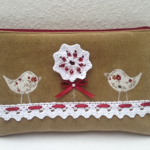 Kordbársony Neszeszer 20x12cm - táska & tok - neszesszer - Meska.hu