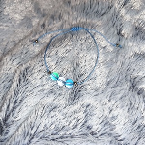 Aura kvarc karkötő  - ékszer - karkötő - ásványkarkötő - Meska.hu