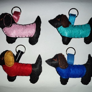 Tacsi filc kulcstartó - táska & tok - kulcstartó & táskadísz - kulcstartó - Meska.hu