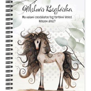 Személyre szabható - Bájos furi lovas mintás A6-os füzet, Otthon & Életmód, Papír, írószer, Jegyzetfüzet & Napló, , MESKA