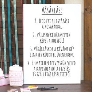 35x55, Esküvői Ujjlenyomat fa, Feszített vászon kép, Falikép, fa,  esküvői dekoráció, modern vendégkönyv, ujjlenyomat - esküvő - emlék & ajándék - vendégkönyv - Meska.hu
