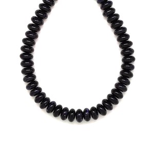 Goldstone kék lencse 8x4mm, Kellékek & szerszámok, Ásvány alapanyag, Ásványfüzér, , MESKA