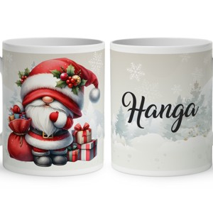 Névvel kérhető - Cuki karácsonyi manó mintás bögre, Otthon & Életmód, Konyhafelszerelés, tálalás, Tálalás, Bögre & Csésze, , MESKA