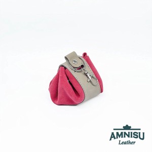 Szürke - sötét rózsaszín bőr mini 2in1 szütyő és kockatálca N8014-4011 - játék & sport - táblajáték és kártyajáték - társasjátékok - dobókocka - Meska.hu