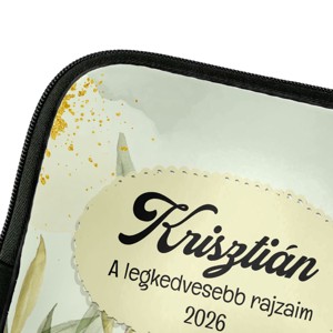 Cuki breki béka mintás egyedi rajztartó névvel - kreatív gyerek ajándék, emlékőrző mappa (RT-0061) - otthon & életmód - papír, írószer - mappa - Meska.hu