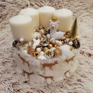 Adventi koszorú  - Meska.hu