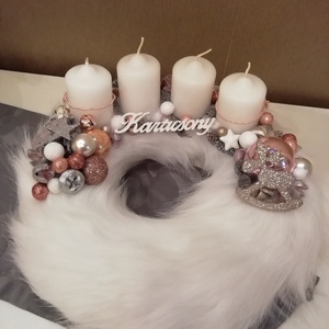 Adventi koszorú  - karácsony - adventi díszek - adventi asztaldísz - Meska.hu