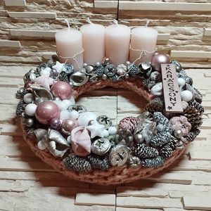 Adventi koszorú  - Meska.hu