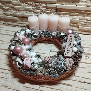 Adventi koszorú  - karácsony - adventi díszek - adventi koszorú - Meska.hu