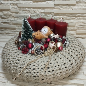 Adventi koszorú  - Meska.hu