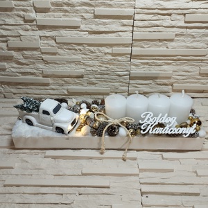 Adventi koszorú  - karácsony - adventi díszek - adventi koszorú - Meska.hu