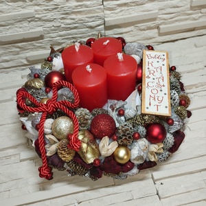 Adventi koszorú  - Meska.hu