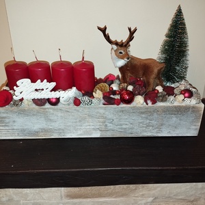Adventi koszorú  - Meska.hu