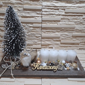 Adventi koszorú  - Meska.hu
