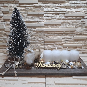 Adventi koszorú  - karácsony - adventi díszek - adventi koszorú - Meska.hu