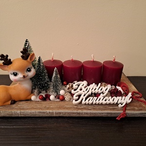 Adventi koszorú  - Meska.hu