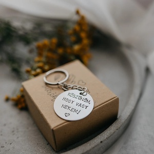 Köszönöm, hogy vagy nekem! � kulcstartó kézzel beütött szöveggel - táska & tok - kulcstartó & táskadísz - kulcstartó - Meska.hu