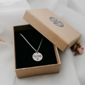 Együtt � nyaklánc kézzel beütött szöveggel - ékszer - nyaklánc - medálos nyaklánc - Meska.hu