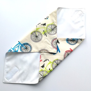 1 db biciklis újraszalvéta - tépőzáras újraszalvéta - vízhatlan újra-szalvéta - mintás újraszalvéta - wrap bag  - táska & tok - uzsonna- & ebéd tartó - szendvics csomagoló - Meska.hu