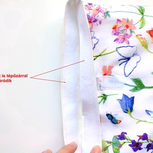 Rét virágai mintás kenyereszsák - tépőzáras kenyeres zsák - vízhatlan péksütis, kenyeres zsák, kenyereszsák - táska & tok - bevásárlás & shopper táska - kenyeres zsák - Meska.hu