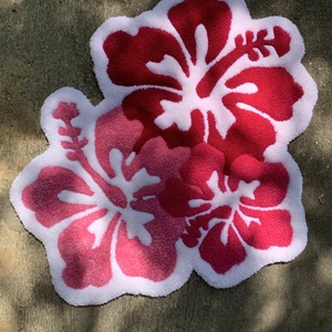 Hibiszkusz tufting szőnyeg, Otthon & Életmód, Lakástextil, Szőnyeg, Más típusú szőnyeg, Szövés, MESKA