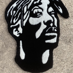 Tupac Shakur tufting szőnyeg - otthon & életmód - lakástextil - szőnyeg - más típusú szőnyeg - Meska.hu