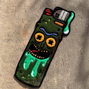 Pickle Rick tufting szőnyeg - otthon & életmód - lakástextil - szőnyeg - más típusú szőnyeg - Meska.hu