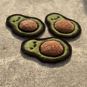 3D avokádó tufting szőnyeg, Otthon & Életmód, Lakástextil, Szőnyeg, Más típusú szőnyeg, Szövés, MESKA