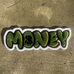 Prémium Graffiti MONEY Tufting Szőnyeg � Egyedi Kézműves Dekor (71x20 cm) - otthon & életmód - lakástextil - szőnyeg - más típusú szőnyeg - Meska.hu