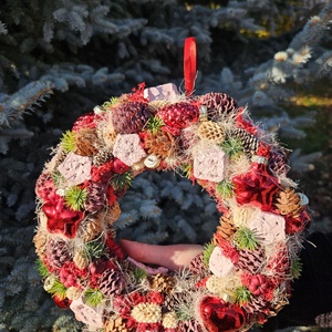 Téli Rubinfény - otthon & életmód - dekoráció - ajtó- és ablak dekoráció - ajtódísz & kopogtató - Meska.hu