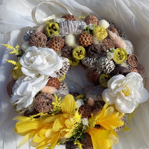 Hygge ajtódísz szett - otthon & életmód - dekoráció - ajtó- és ablak dekoráció - ajtódísz & kopogtató - Meska.hu