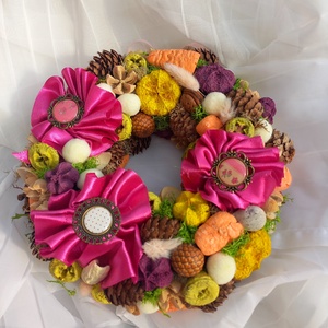 Színek ajtódísz szett - otthon & életmód - dekoráció - ajtó- és ablak dekoráció - ajtódísz & kopogtató - Meska.hu