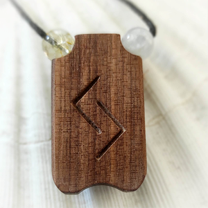 Rúnakő fa medál - ékszer - nyaklánc - medál - Meska.hu